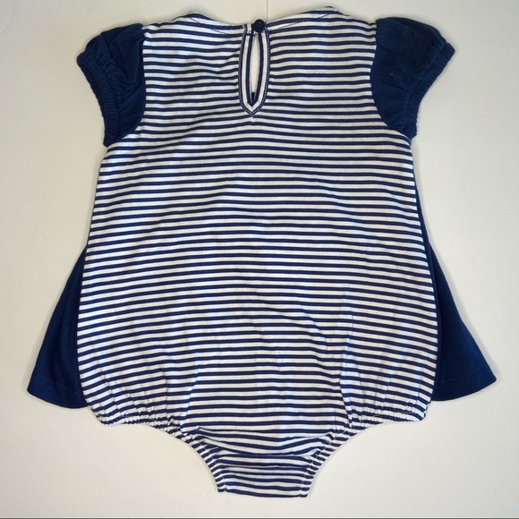 First Impressions Striped Skirted Romper 6-9M - Picture 5 of 6